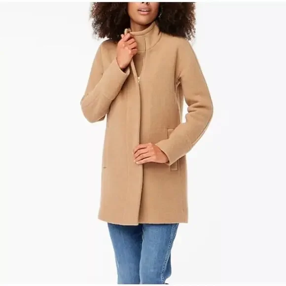 J. Crew Tan Women's Coat - Picture 1 of 11